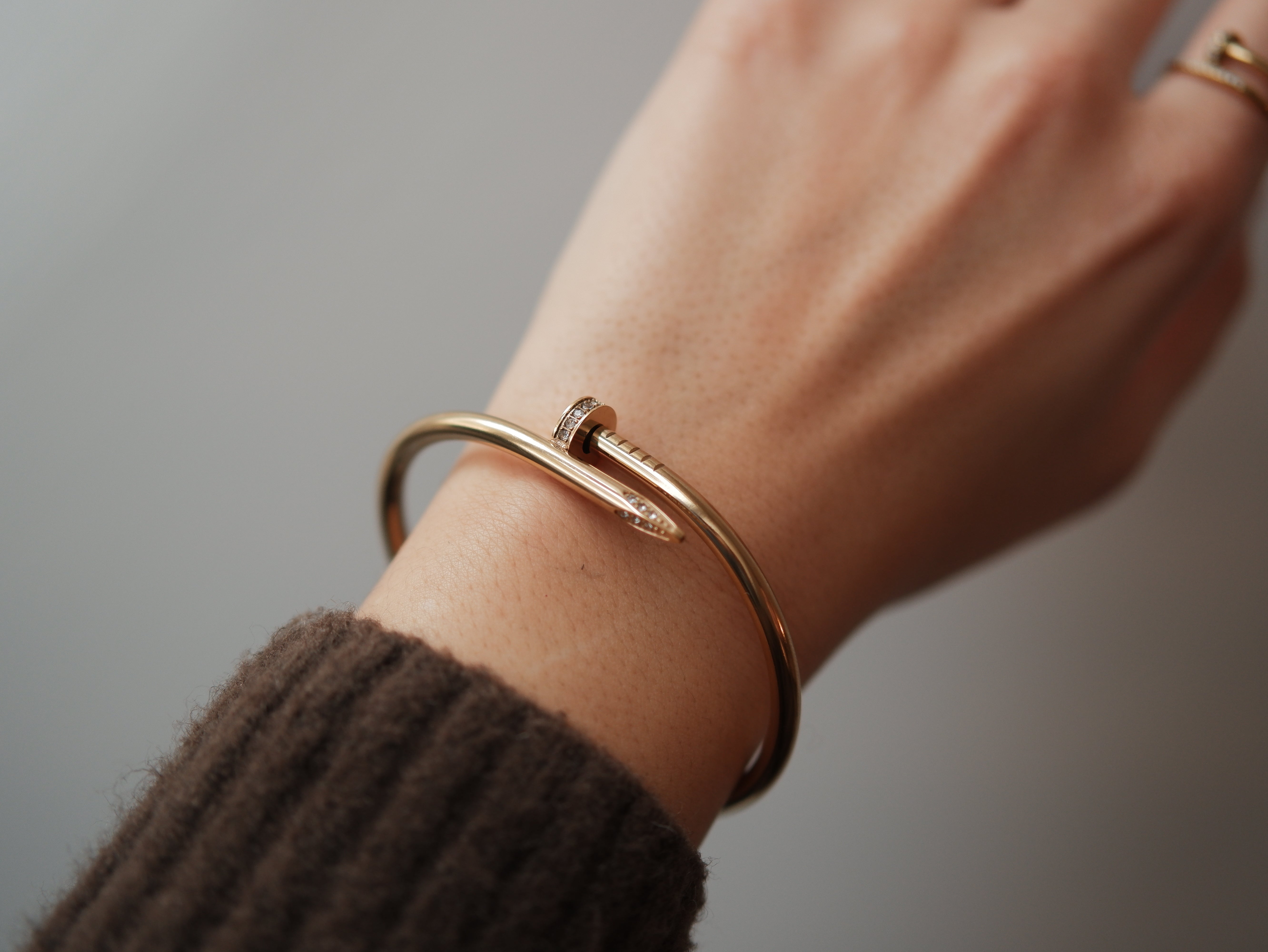 bracciale juste bracciale chiodo cartier oro