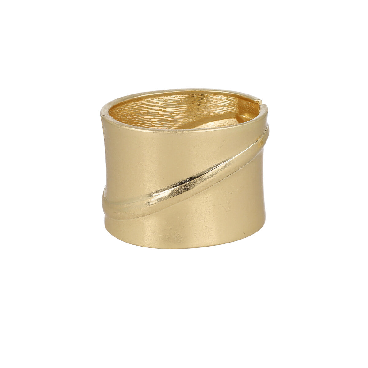 Bracciale schiava oro satinato elegante donna Dudù Bijoux Aversa