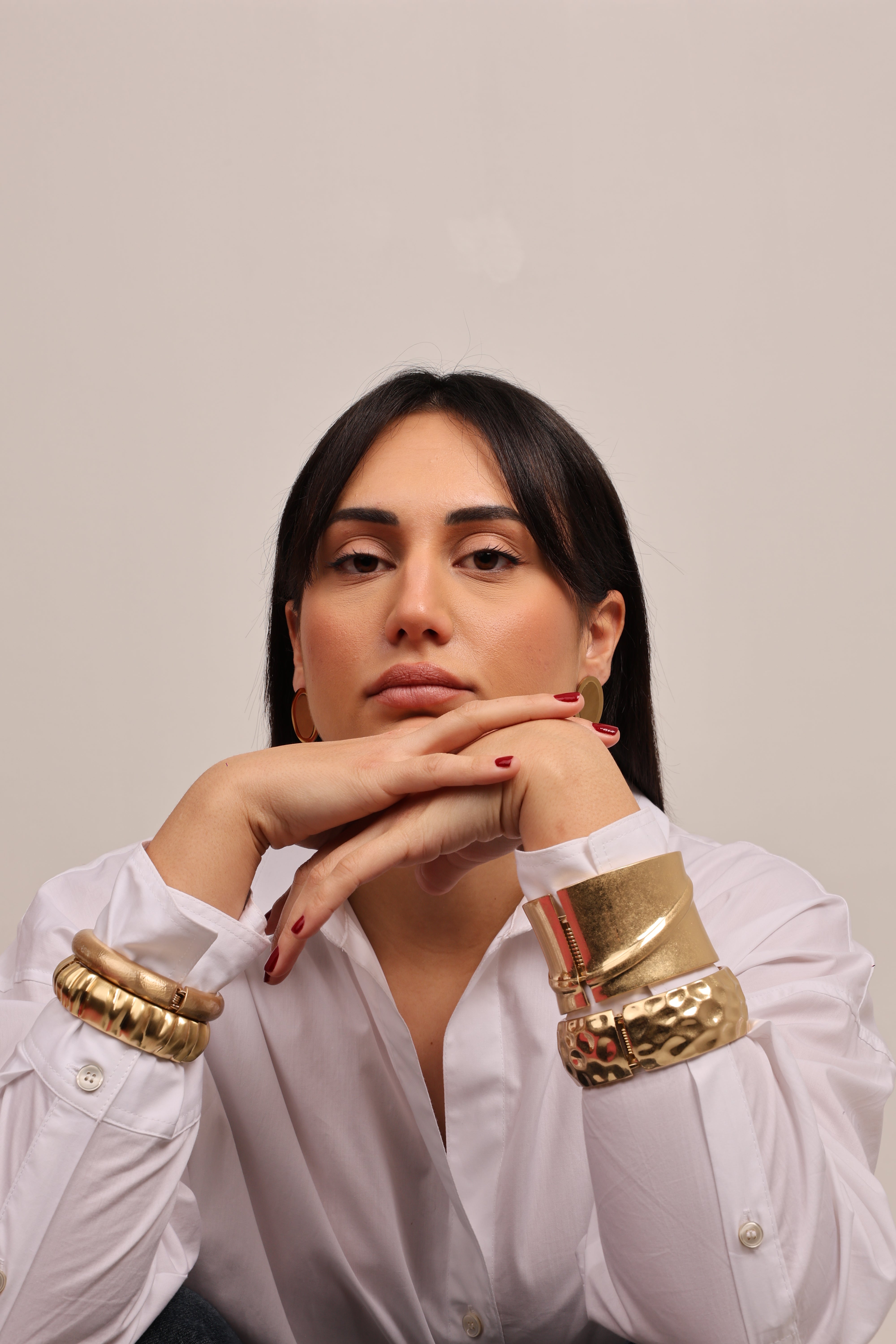 Bracciale Torchon oro satinato elegante donna Dudù Bijoux Aversa