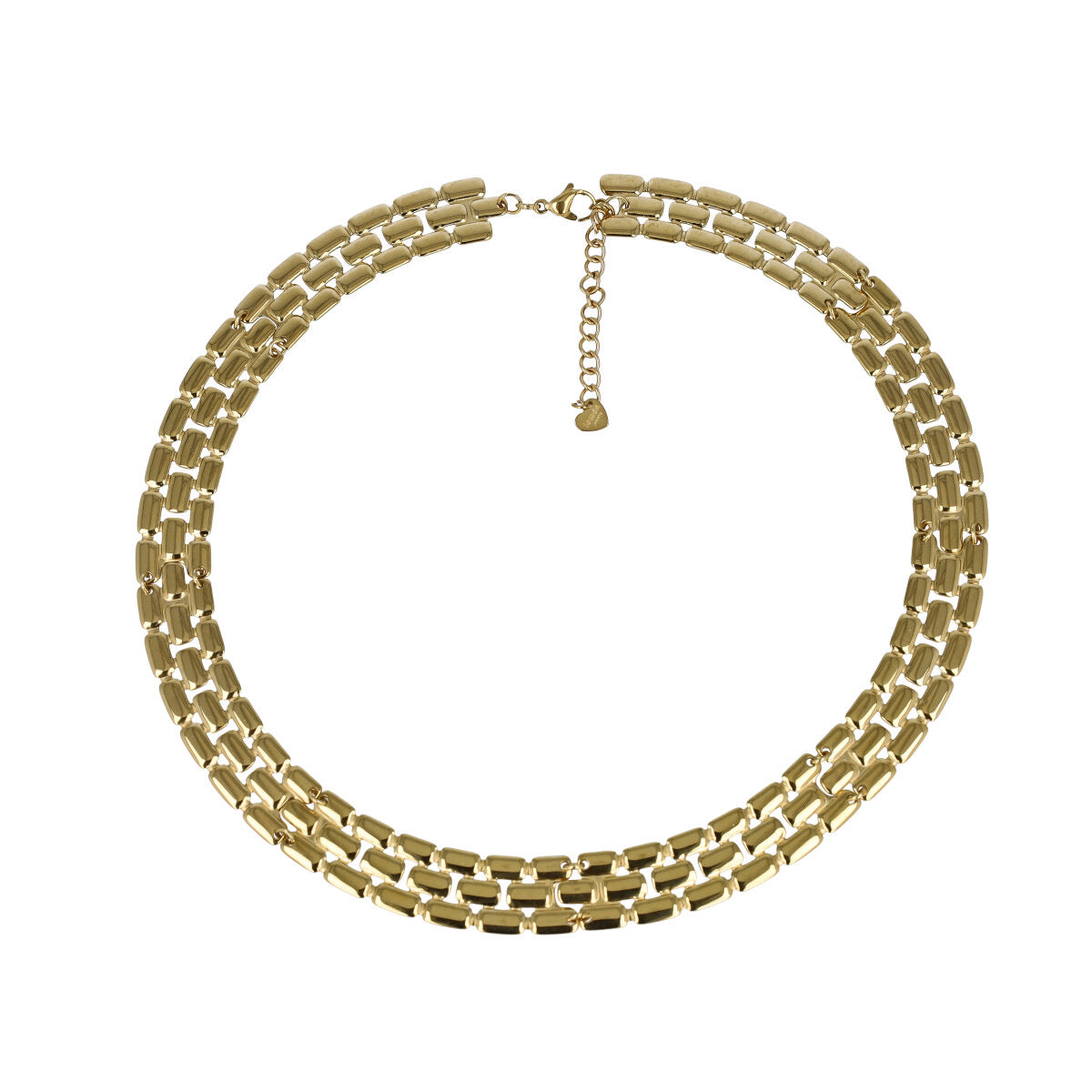 collare-nexus-struttura-intrecciata-oro